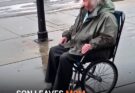 Son Leaves Mom in Wheelchair on the Street, Year Later Sees Her Coming to His House on Her Feet – Story of the Day